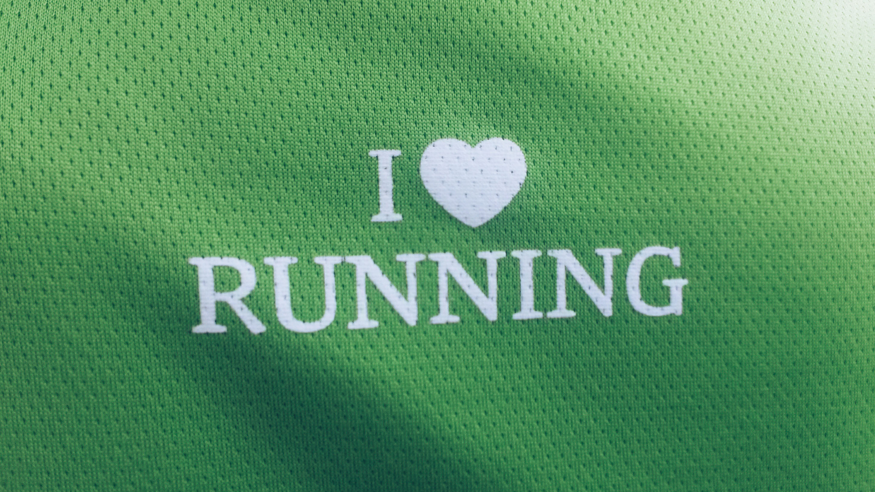 I love running